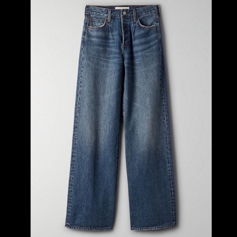 Denim Forum Wide Leg Jeans